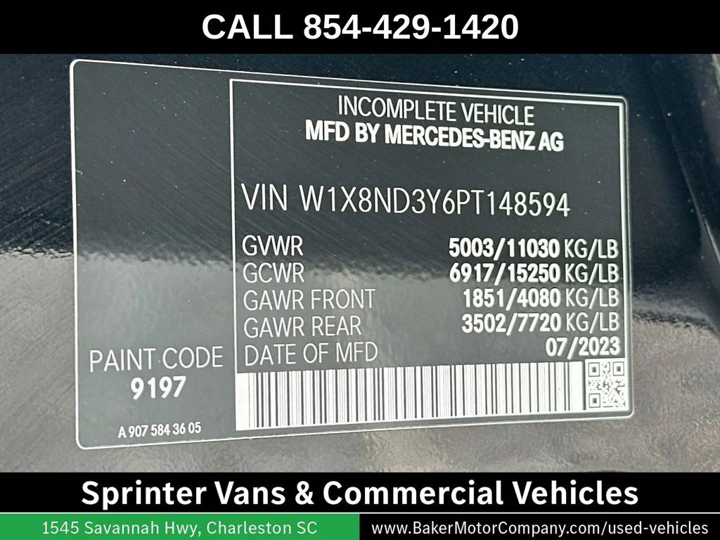 Used 2023 Obsidian Black Metallic Mercedes-Benz LA West Executive Shuttle image 35