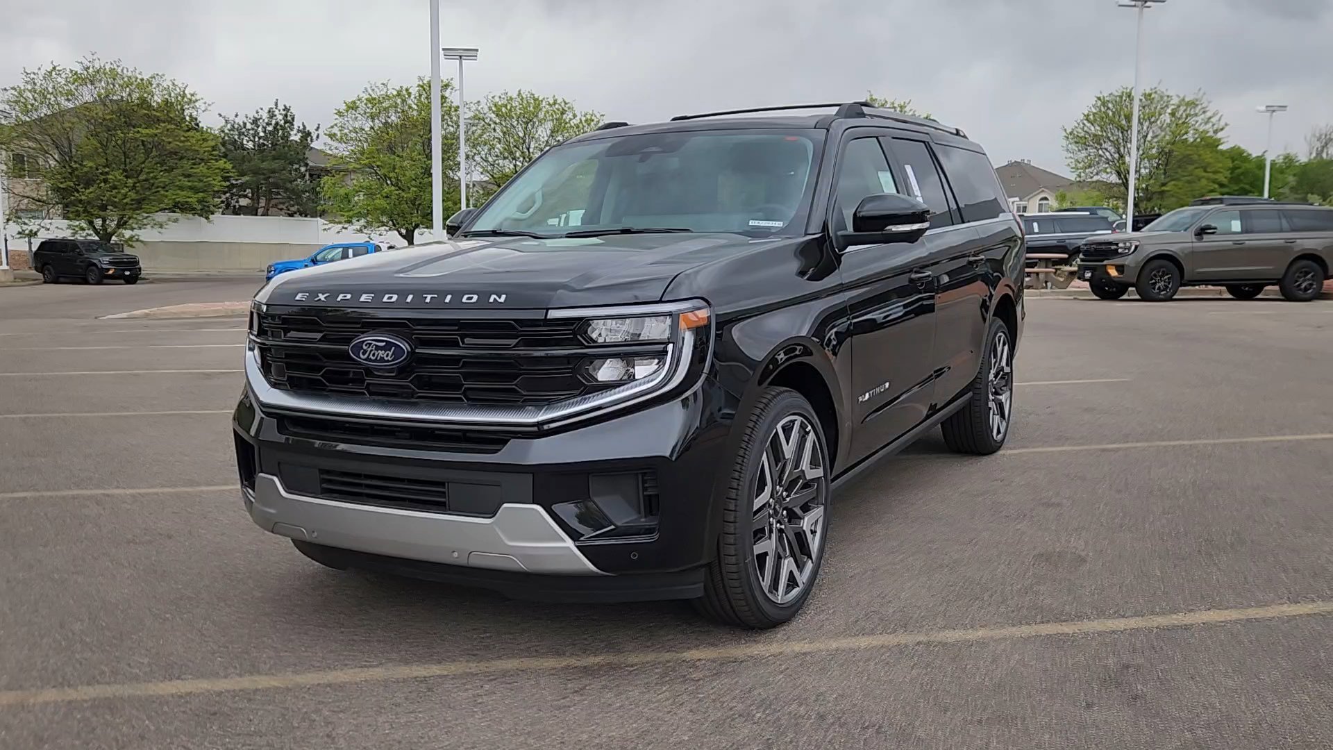 New 2026 Agate Black Metallic Ford Platinum image 3