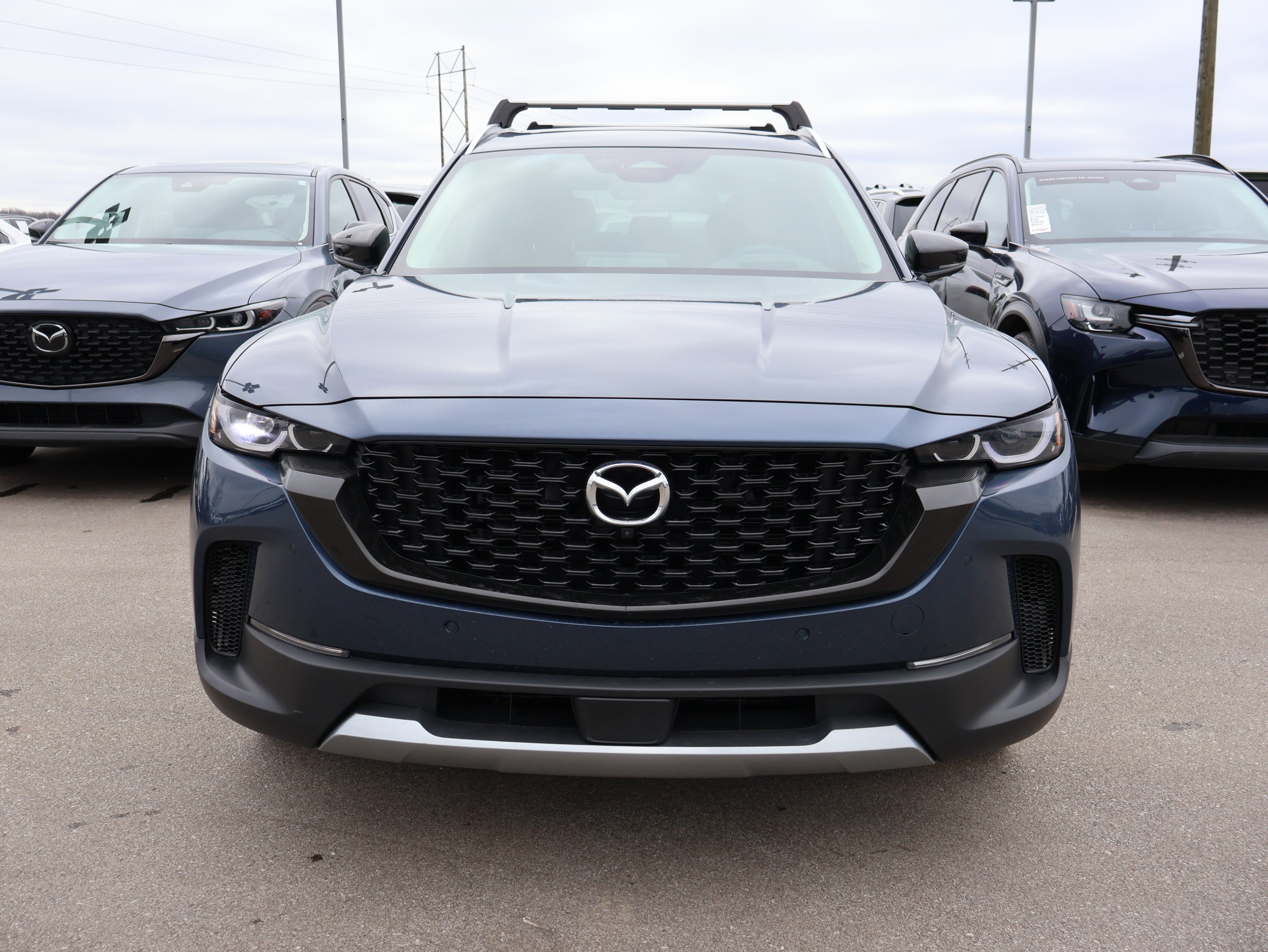 Certified 2025 Mazda CX-50 Premium Plus with VIN 7MMVABEY2SN377724 for sale in Kansas City