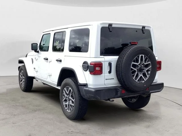 Certified Used 2025 Bright White Clearcoat Jeep Sahara image 3