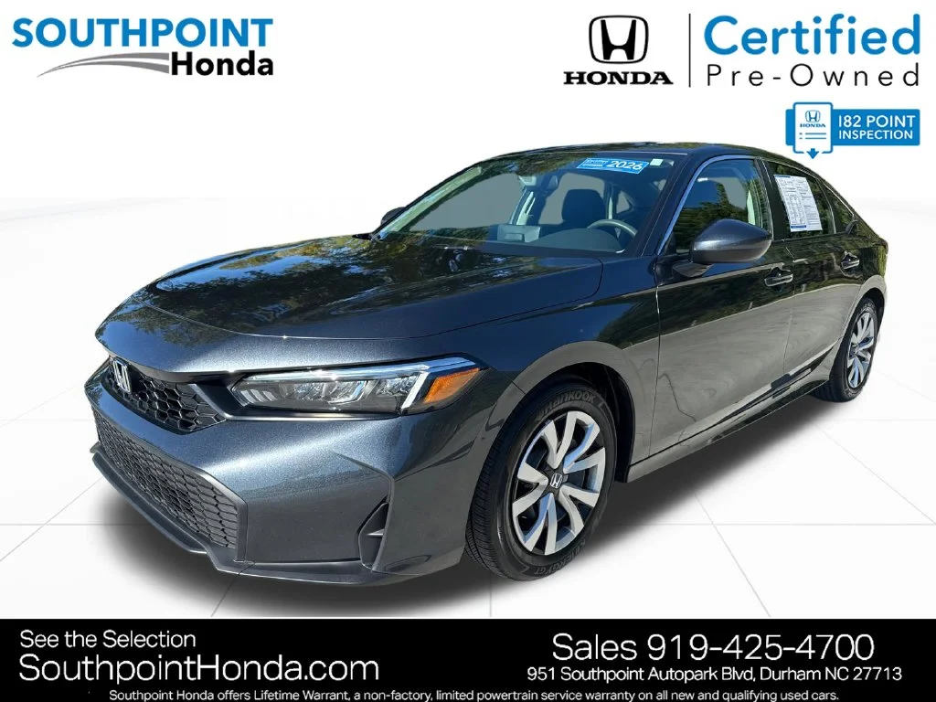 Certified Used 2026 Meteorite Gray Metallic Honda 2WD LX image 3