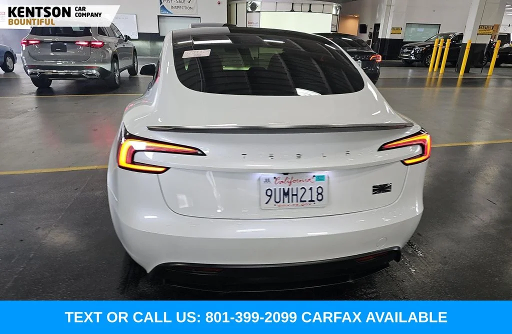 Used 2025 White Tesla Performance image 5