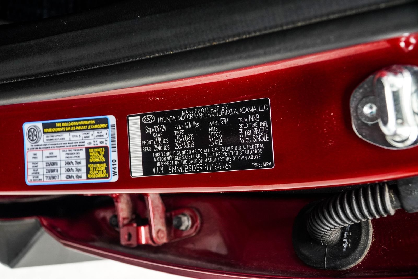 Used 2025 Red Hyundai SEL image 44