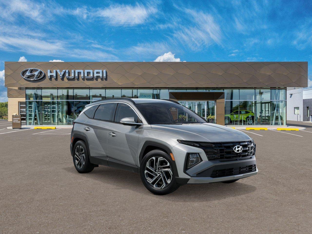 New 2026 Shimmering Silver Hyundai SEL Plus AWD image 2