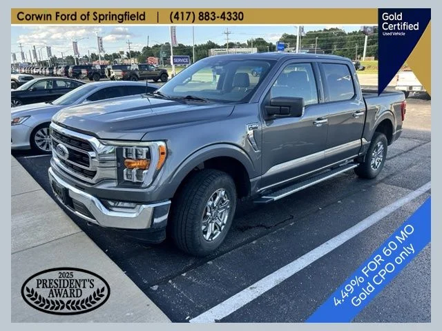 Used 2022 Carbonized Gray Metallic Ford XLT image 1