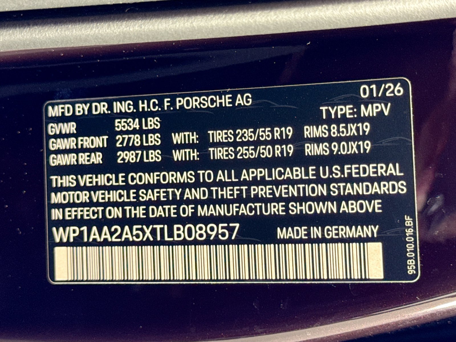 Used 2026 Copper Ruby Metallic Porsche  image 26