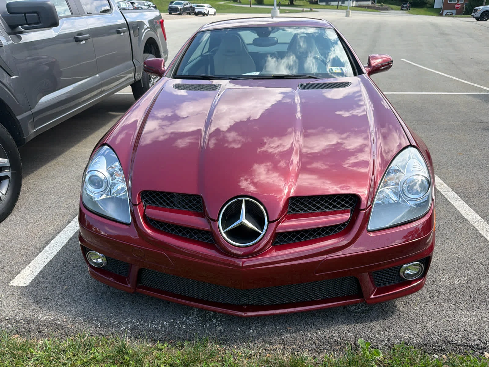 Used 2011 Storm Red Metallic Mercedes-Benz SLK 300 image 7