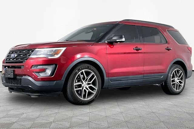 Used 2016 Red Ford Sport image 1