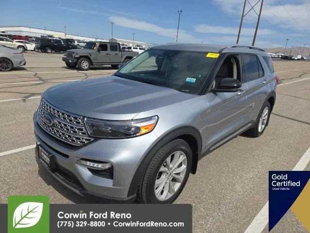 Used 2022 Iconic Silver Metallic Ford Limited image 3