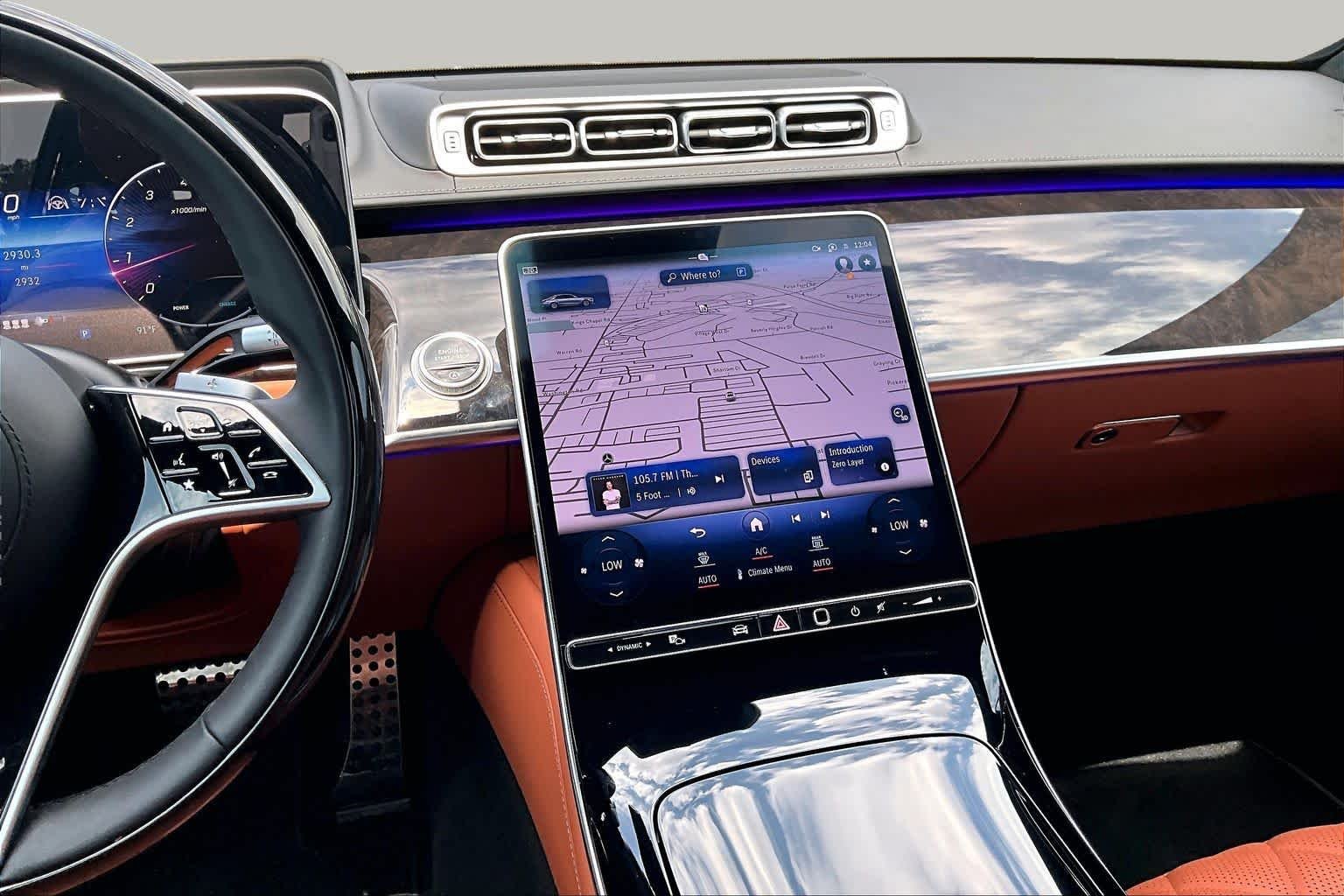 Used 2024 Obsidian Black Metallic Mercedes-Benz S 580 image 7
