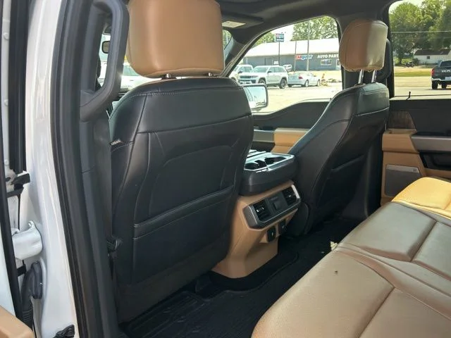 Used 2021 White Metallic Ford Lariat image 17
