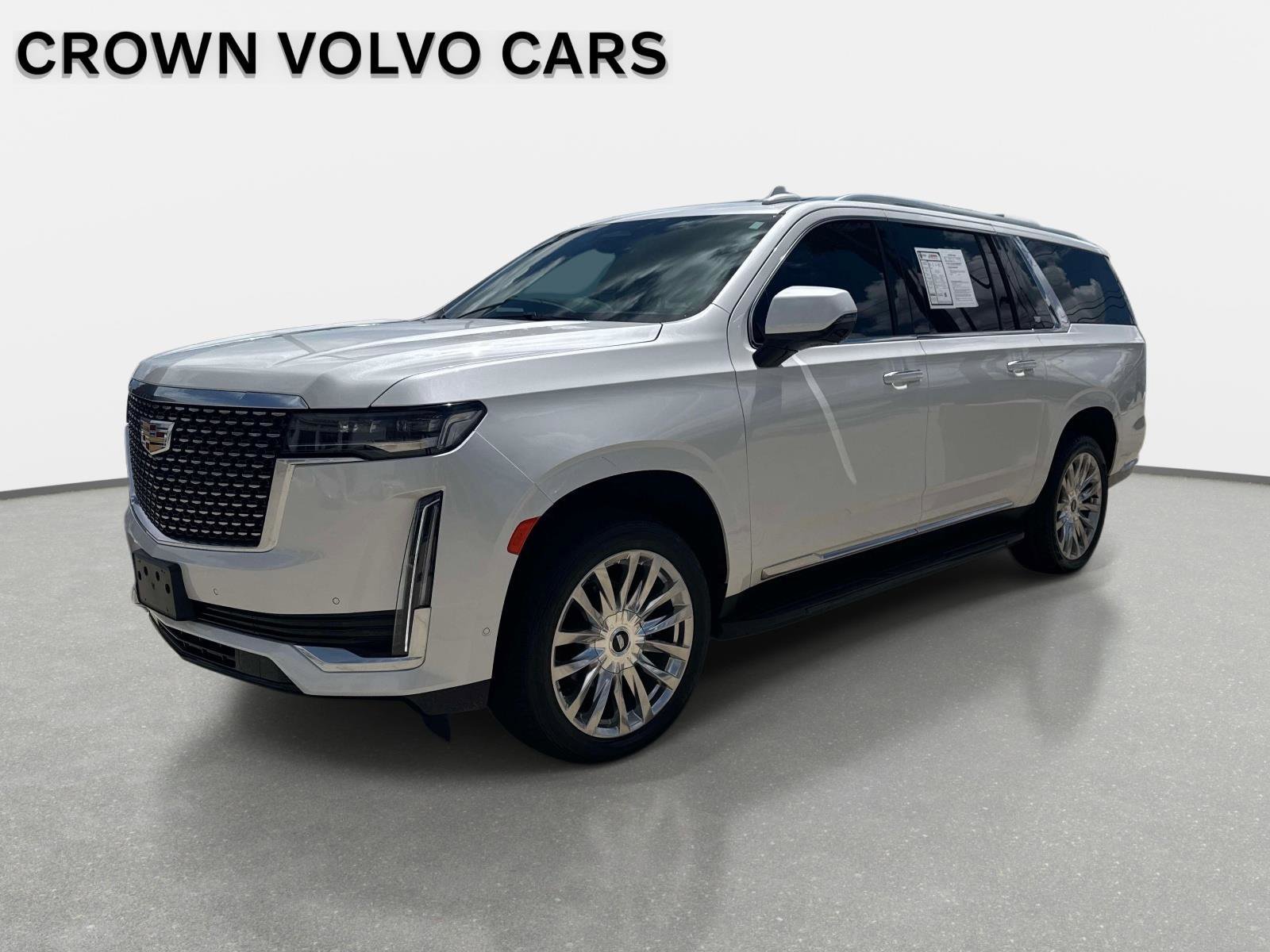 Used 2022 Crystal White Tricoat CADILLAC Premium Luxury image 1