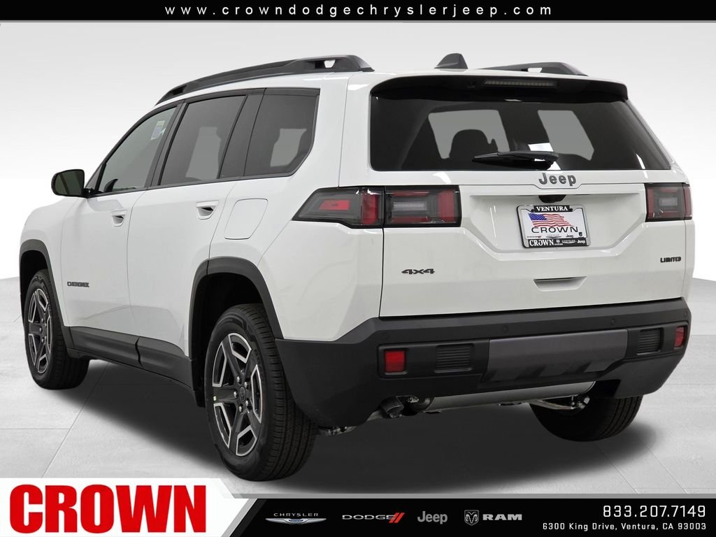 New 2026 Bright White Clear-Coat Exterior Paint Jeep Limited image 7