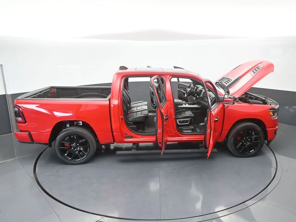 Used 2023 Flame Red Clearcoat Ram Laramie image 78