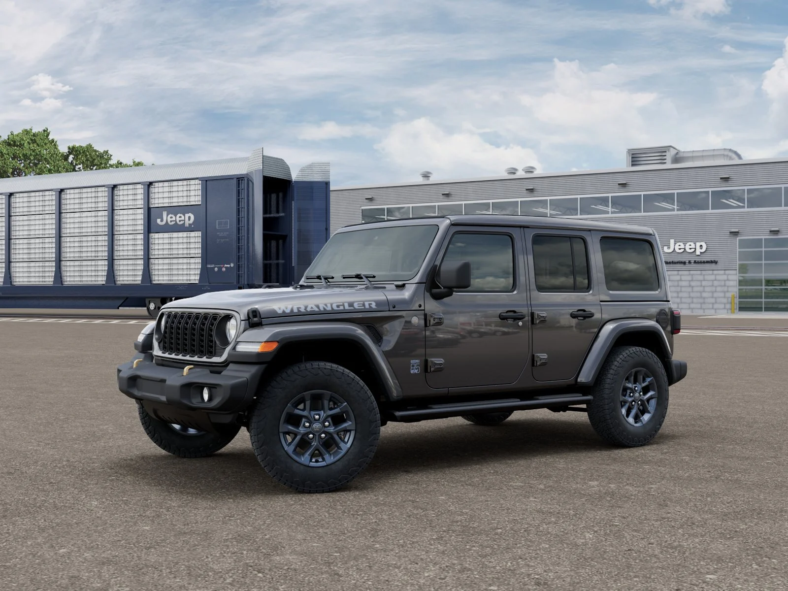 New 2026 Granite Crystal Metallic Clear-Coat Exterior Paint Jeep 85th Anniversary image 18