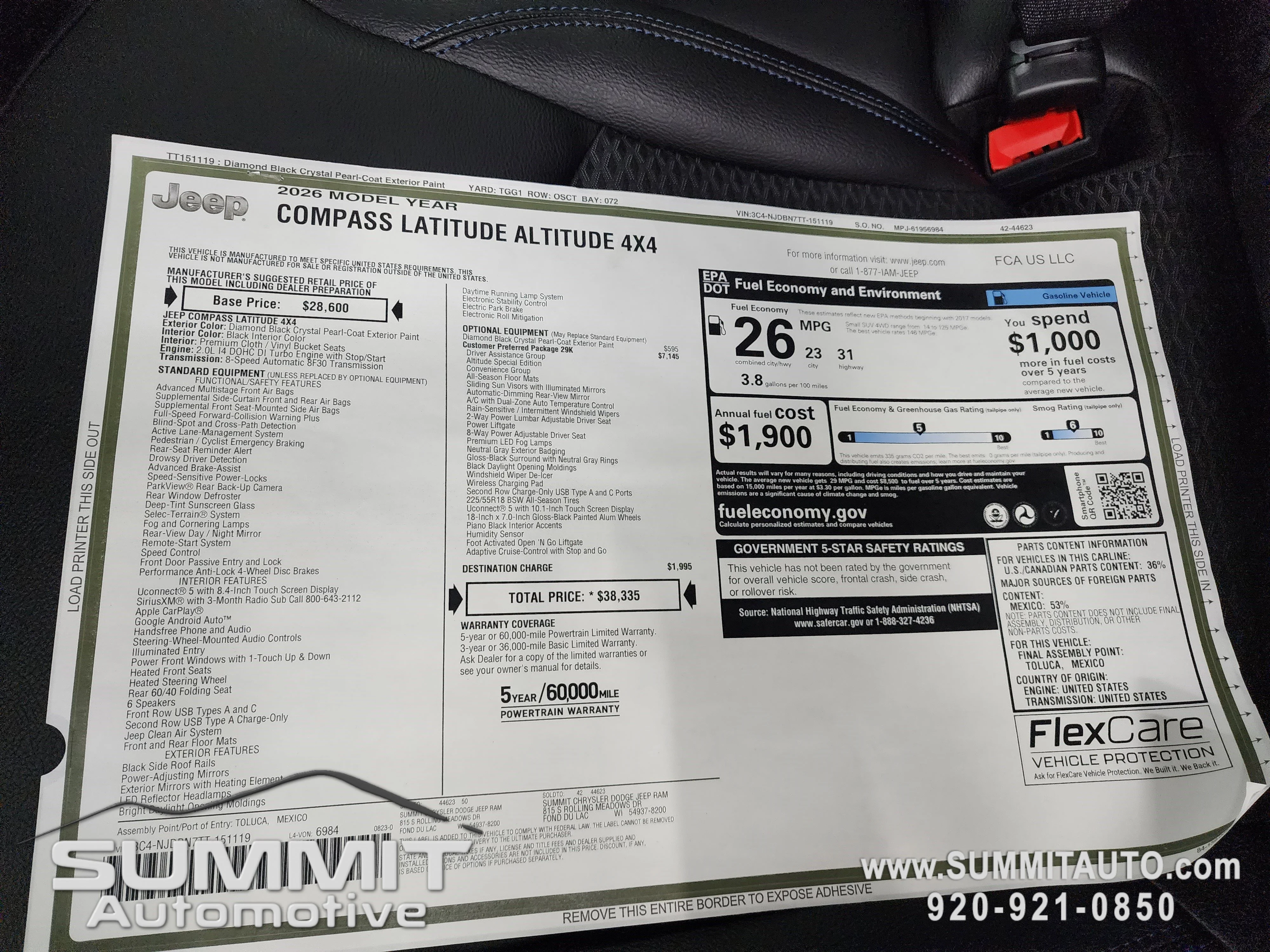 2026 Jeep Compass Altitude Special Edition - Photo 36