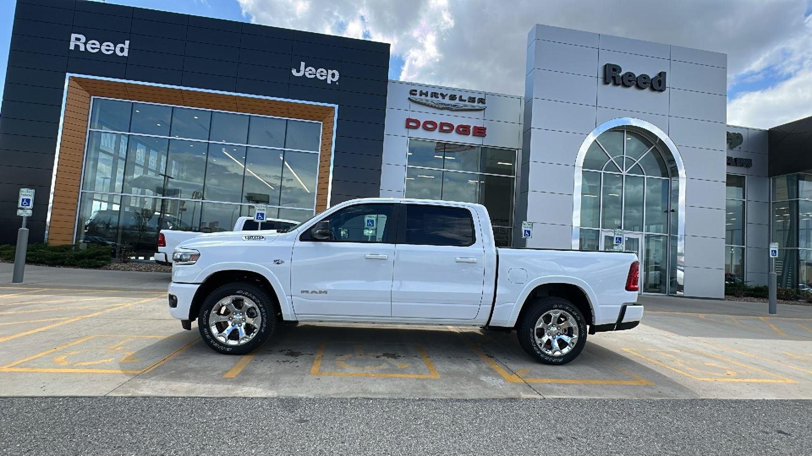 New 2026 Bright White Clear-Coat Exterior Paint RAM Big Horn image 2