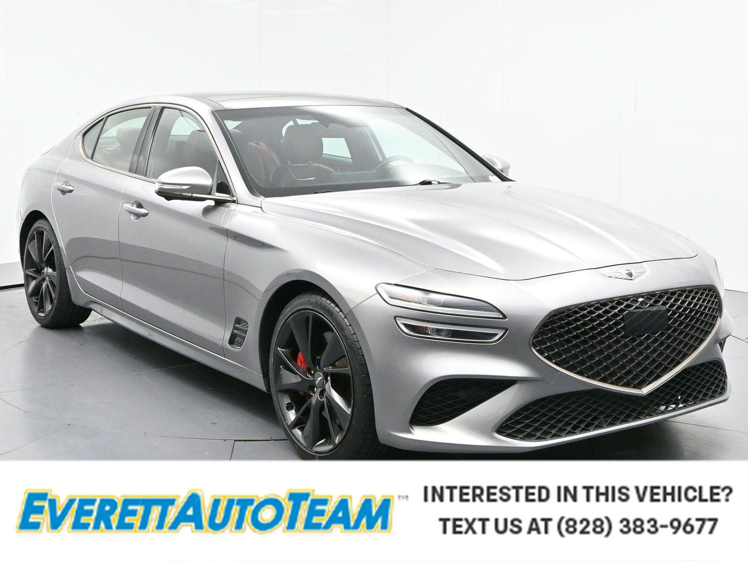 Savile Silver 2023 Genesis G70 Sedan Rear-Wheel Drive Automatic