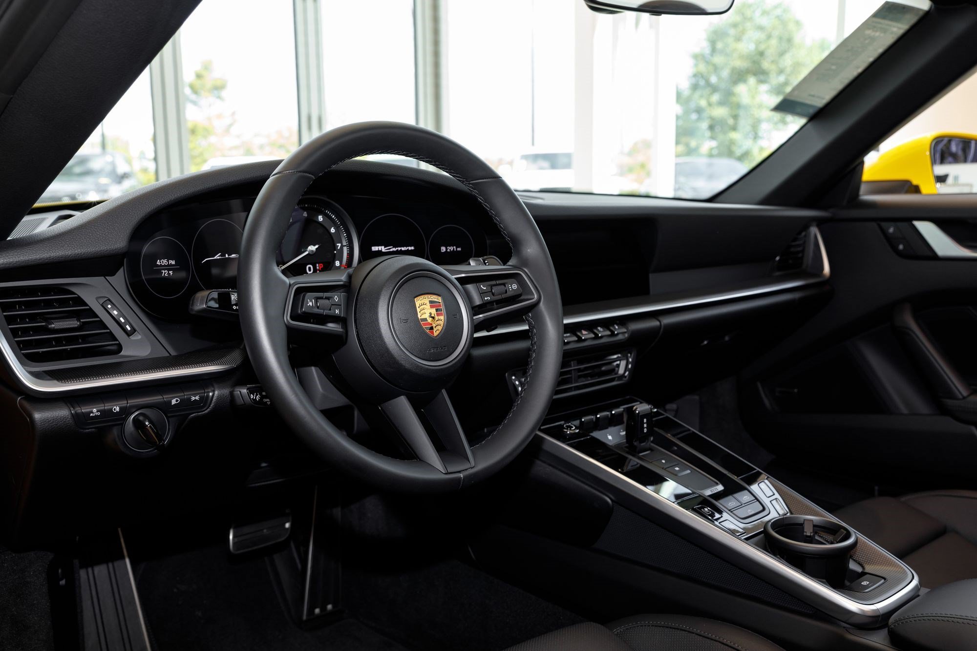 Used 2022 Racing Yellow Porsche Carrera image 8
