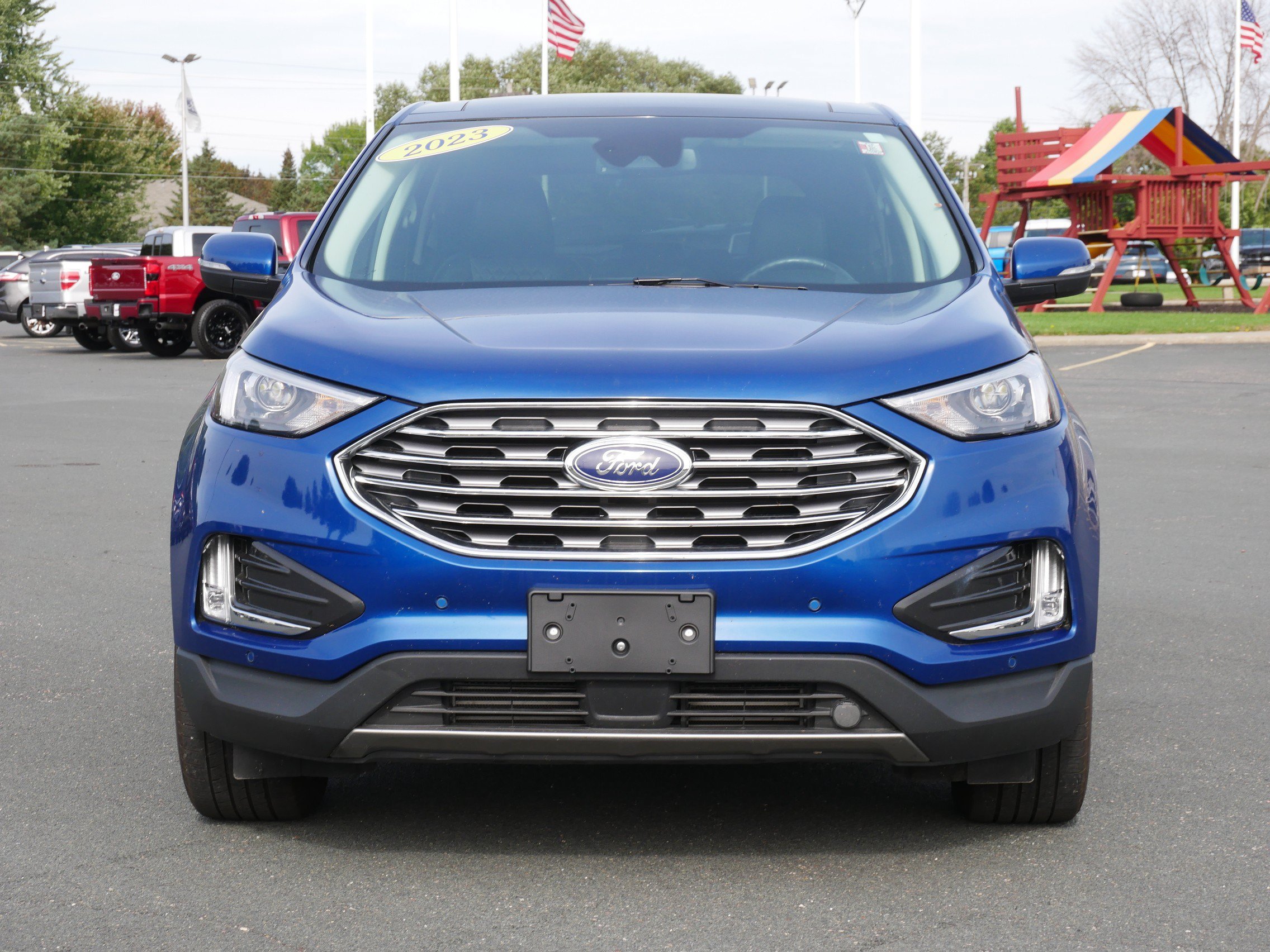 Used 2023 Blue Ford Titanium image 8