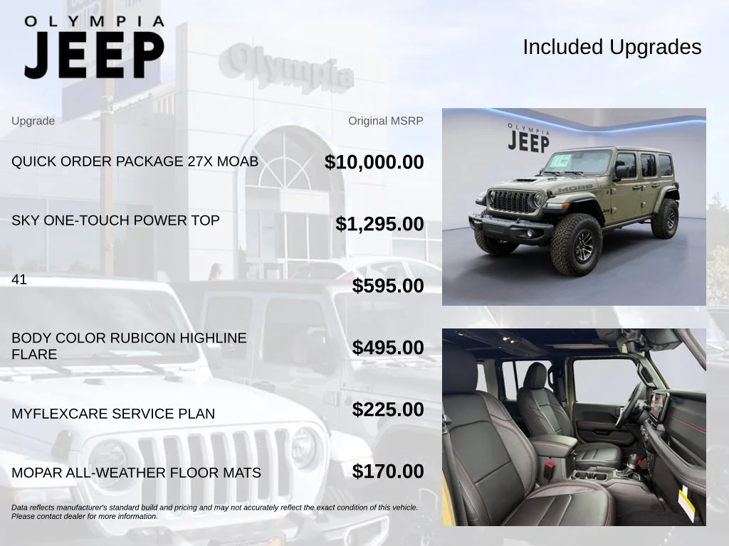New 2026 Green Jeep Moab 392 image 4