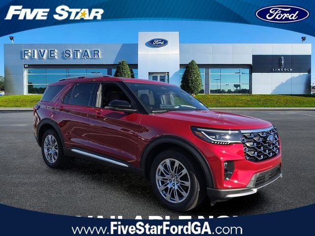 New 2026 Rapid Red Metallic Tinted Clearcoat Ford Platinum image 1