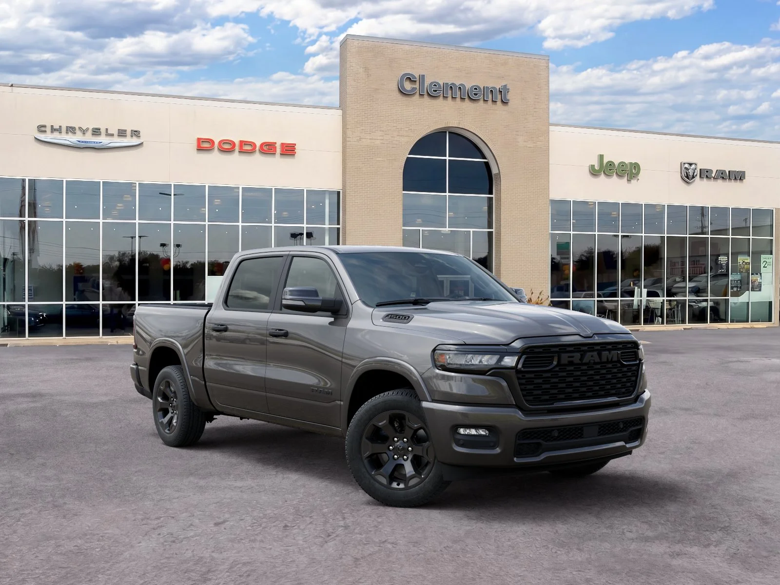 New 2026 Granite Crystal Metallic Clear-Coat Exterior Paint RAM Big Horn/Lone Star image 34