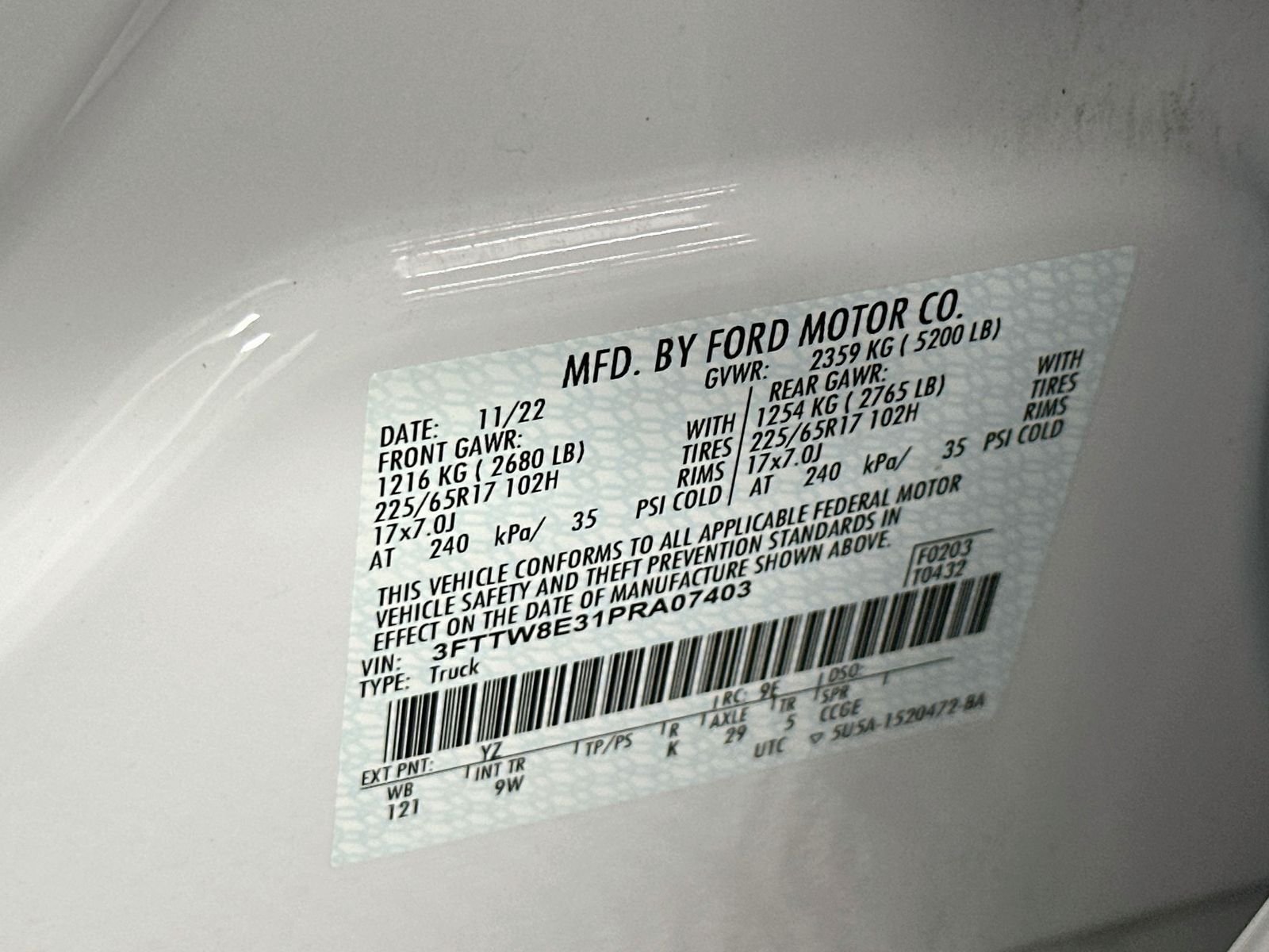 Used 2023 Oxford White Ford XL image 29