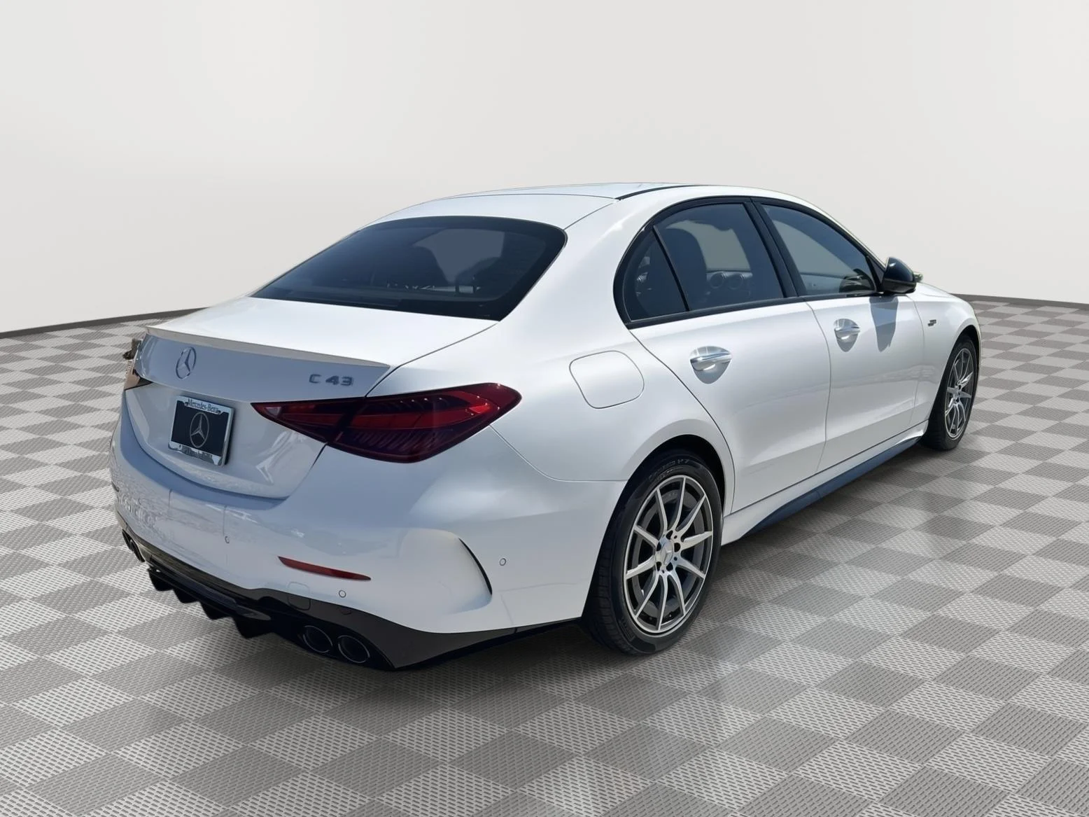 New 2026 Polar White Mercedes-Benz AMG® C 43 4MATIC® Sedan image 3