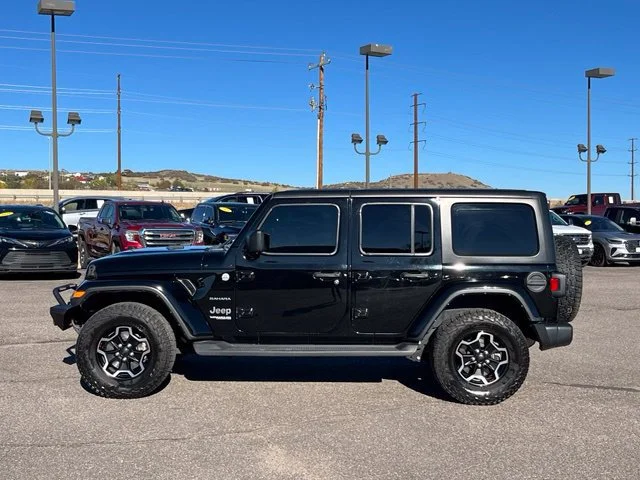 Used 2022 Black Jeep Sahara 4x4 image 2