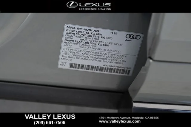 Used 2021 Gray Audi Prestige image 25