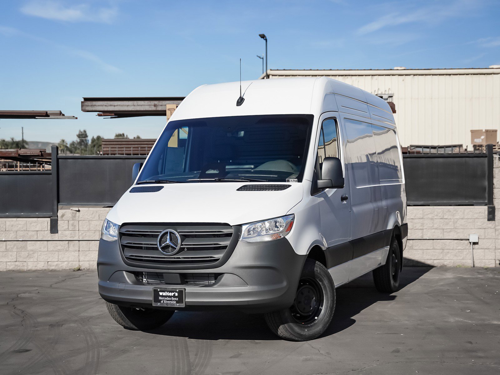New 2026 Arctic White Mercedes-Benz 2500 High Roof I4 Diesel 144 RWD image 1