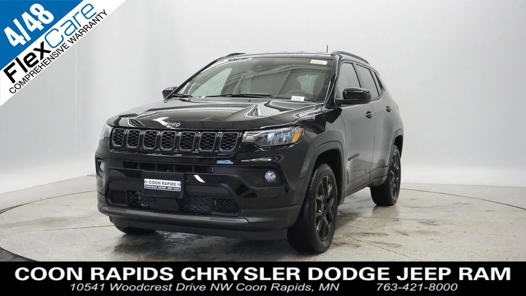 New 2026 Diamond Black Crystal Pearlcoat Jeep Latitude image 1