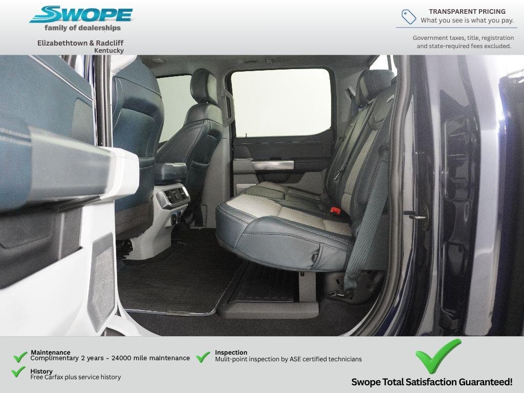 Used 2023 Antimatter Blue Metallic Ford Limited image 16