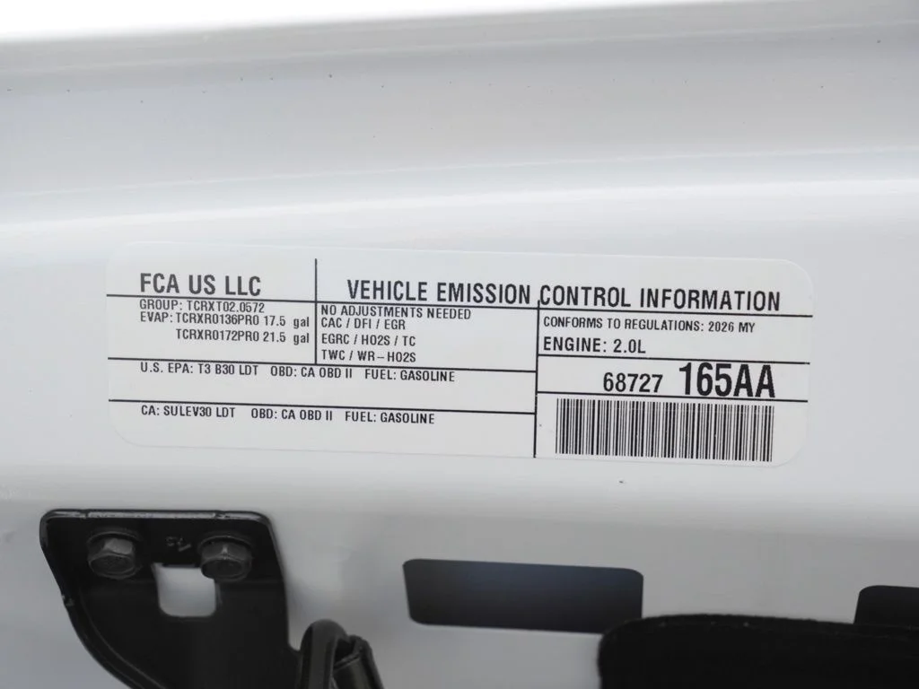 New 2026 Bright White Clear-Coat Exterior Paint Jeep Rubicon image 30