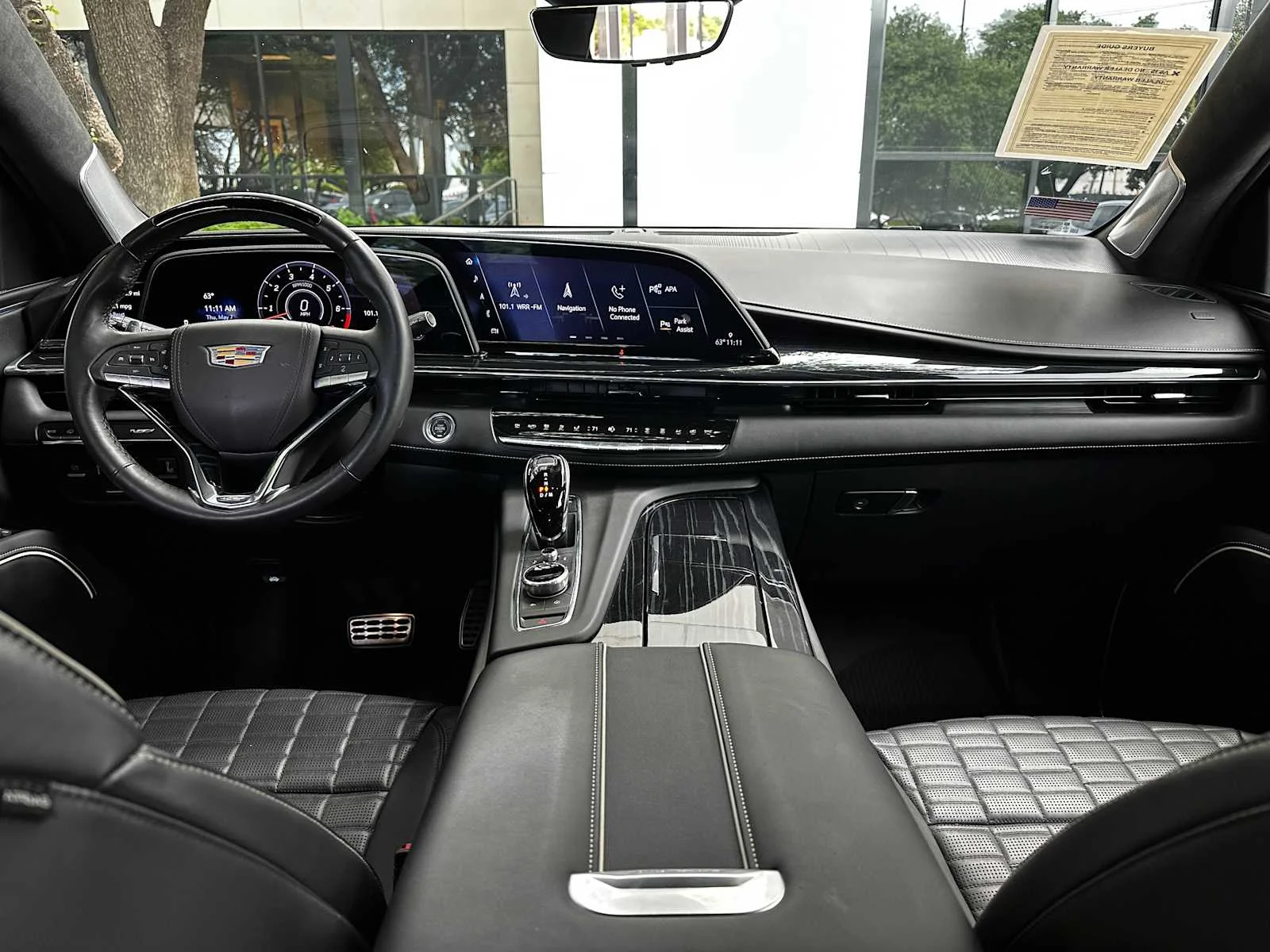 Used 2024 Black Diamond Tricoat Cadillac V-Series image 19