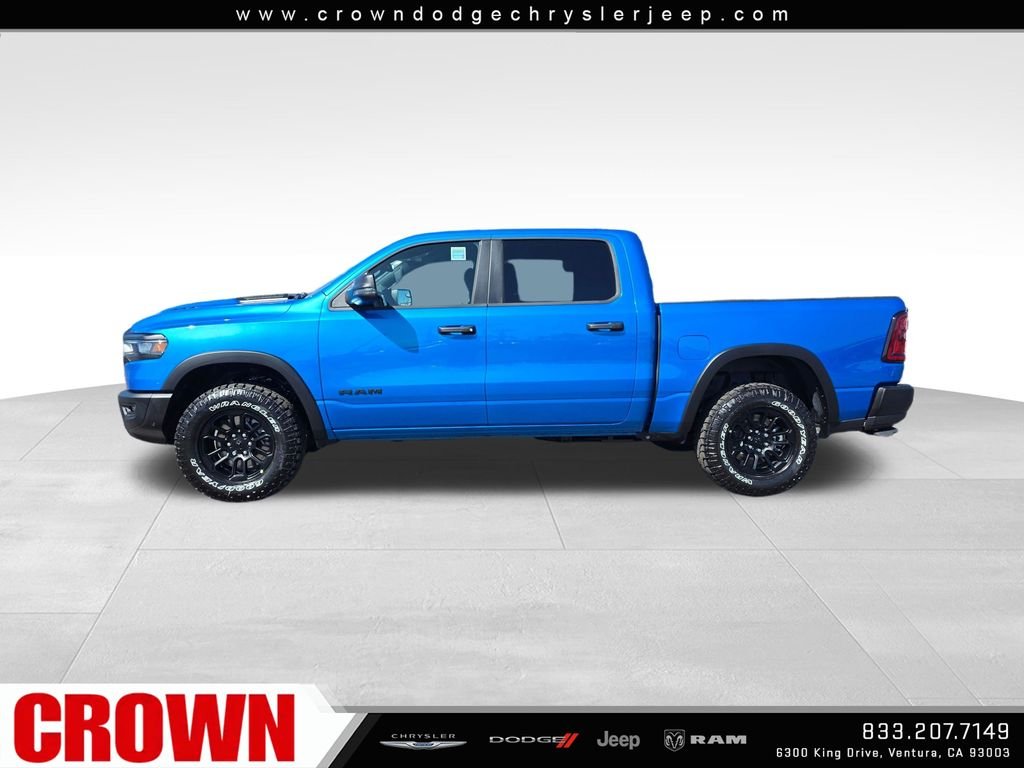 New 2026 Hydro Blue Pearl-Coat Exterior Paint RAM Rebel image 7