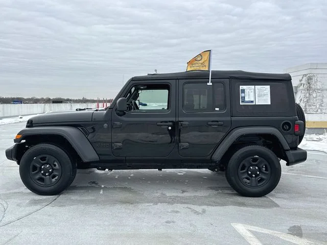 Used 2022 Black Jeep Unlimited Sport image 5