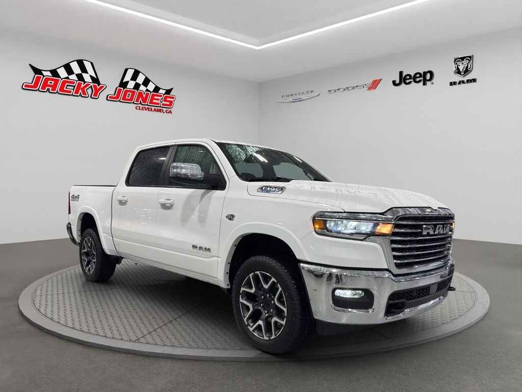 New 2026 Bright White Clear-Coat Exterior Paint RAM Laramie image 10