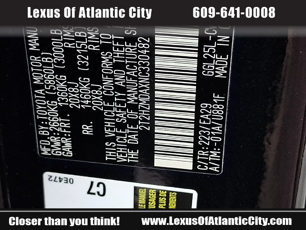 Certified Used 2022 Black Lexus 350 image 30