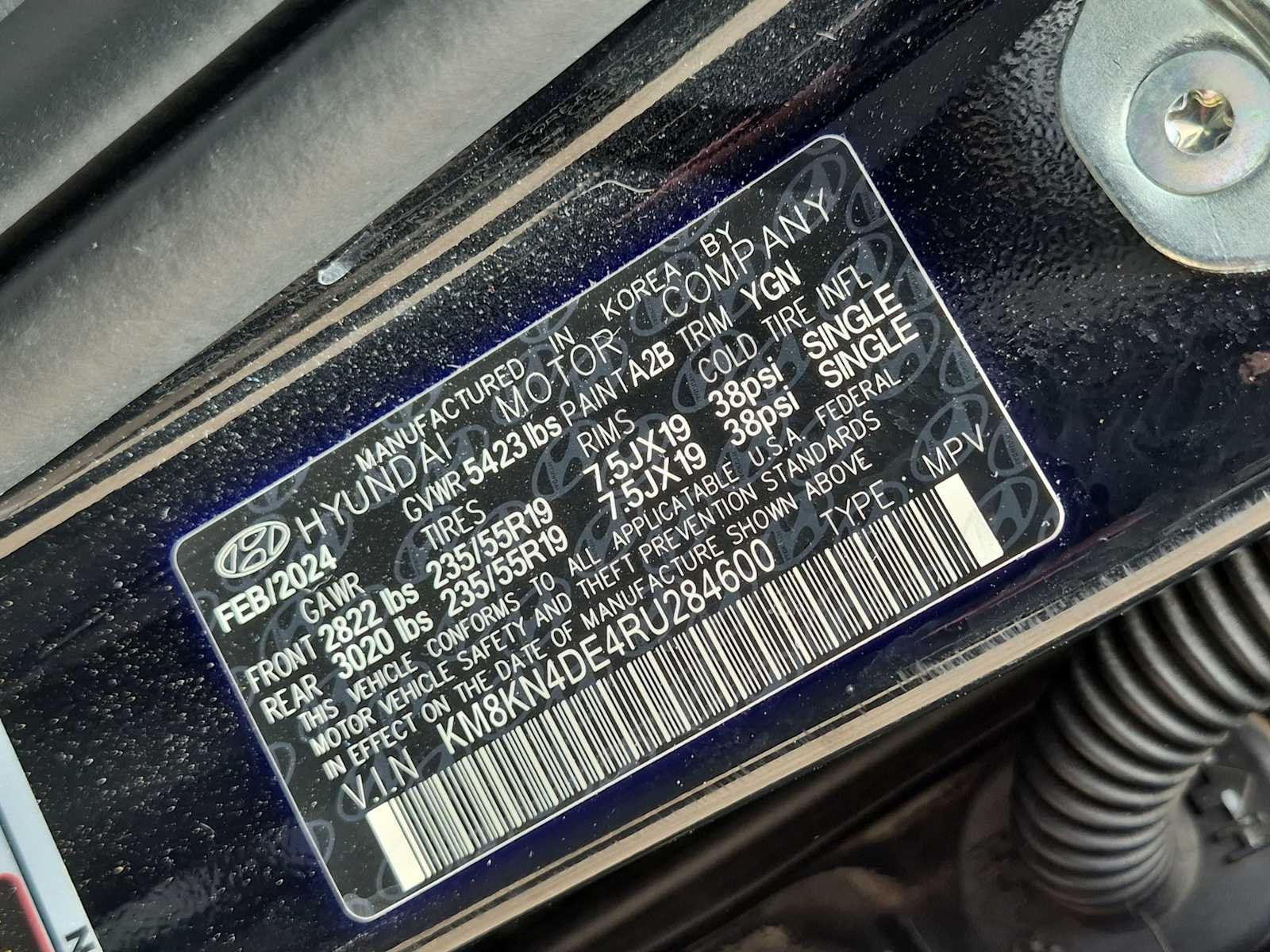 Certified Used 2024 Abyss Black Hyundai SEL image 34