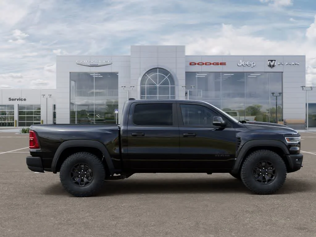 New 2026 Diamond Black Crystal Pearl-Coat Exterior Paint RAM RHO image 21