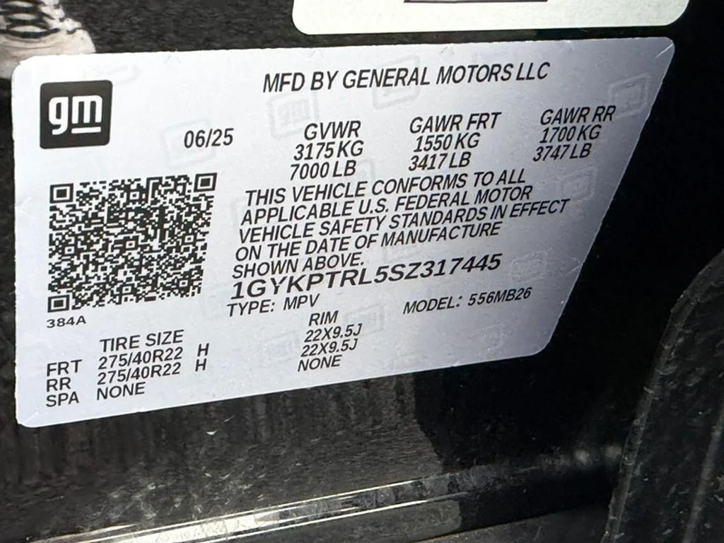 Used 2025 Stellar Black Metallic Cadillac Luxury 3 image 24