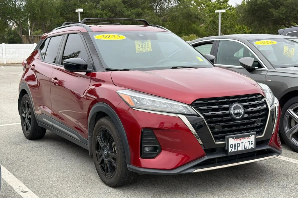 Used 2022 Nissan Kicks SR with VIN 3N1CP5DV1NL487038 for sale in Morgan Hill, CA