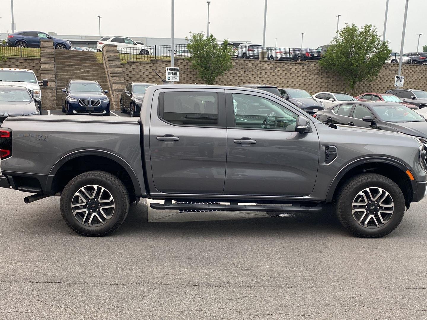 Used 2024 Carbonized Gray Ford LARIAT image 2