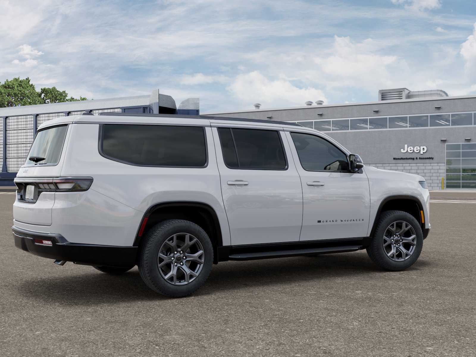 New 2026 Bright White Clear-Coat Exterior Paint Jeep Grand Wagoneer image 2