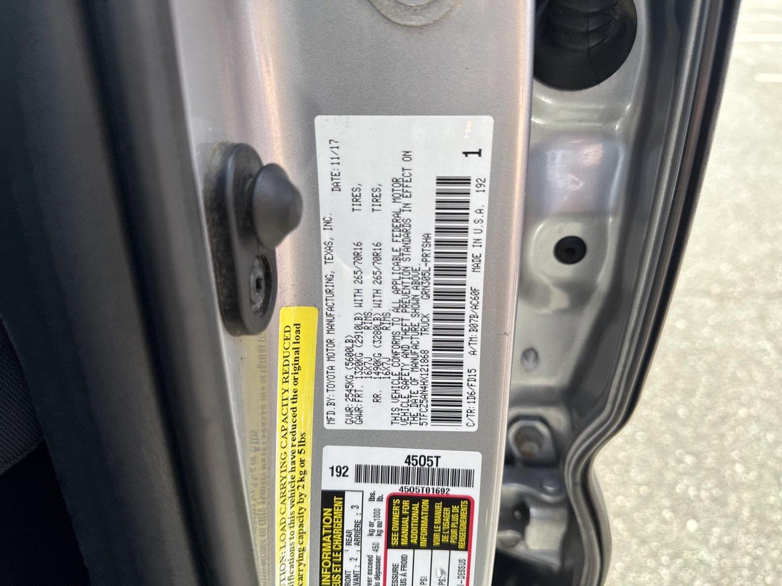 Used 2017 Silver Sky Metallic Toyota TRD Off-Road image 36