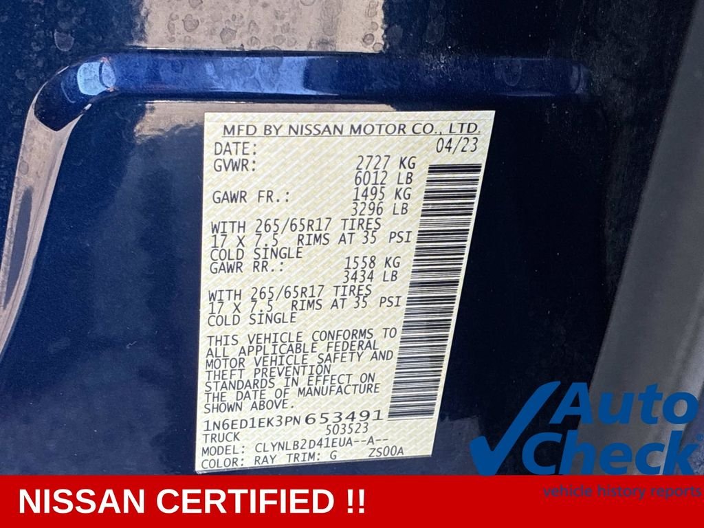 Used 2023 Blue Nissan SV image 20