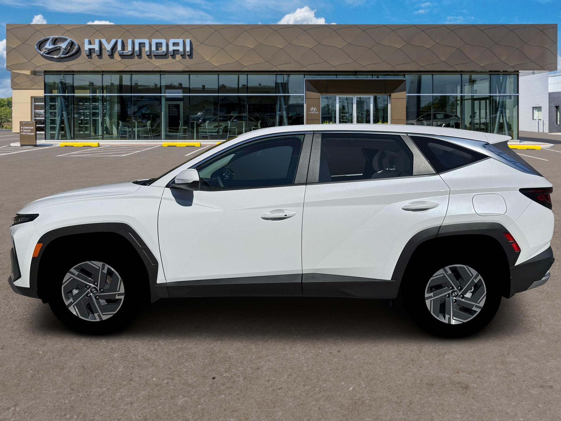 New 2026 Creamy White Pearl Hyundai Blue image 3