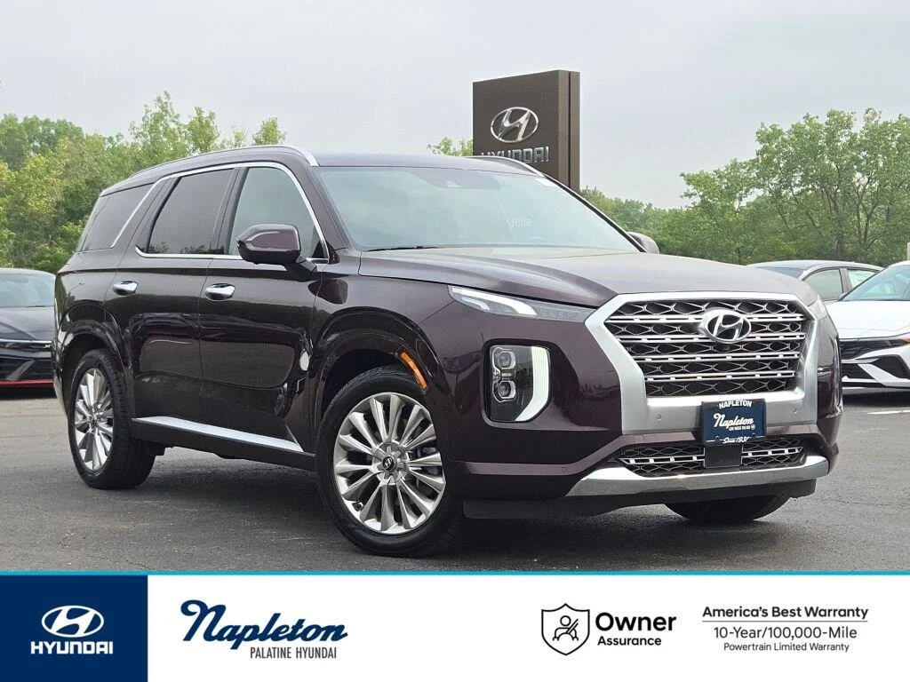 Used 2020 Sierra Burgundy Hyundai Limited image 1
